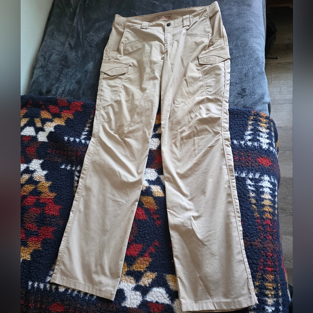 5.11 Tactical Womens Icon Pants 14 Long Khaki
